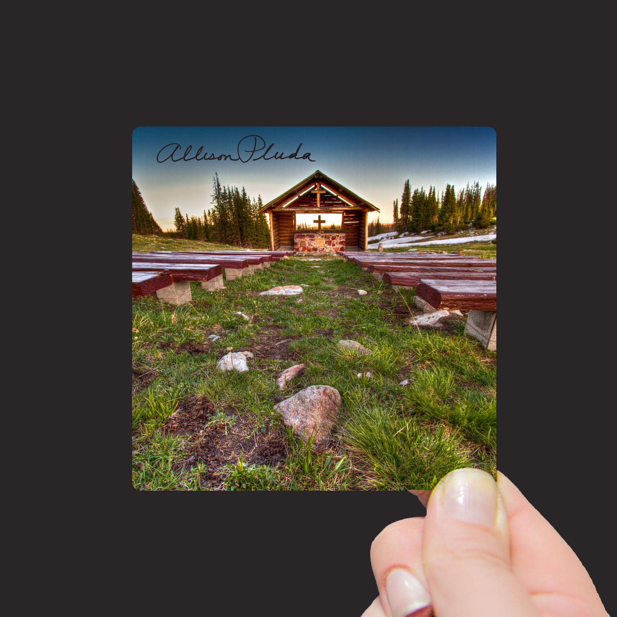 "Mountain Chapel" Mini Metal Print - Seneca Creek Studios