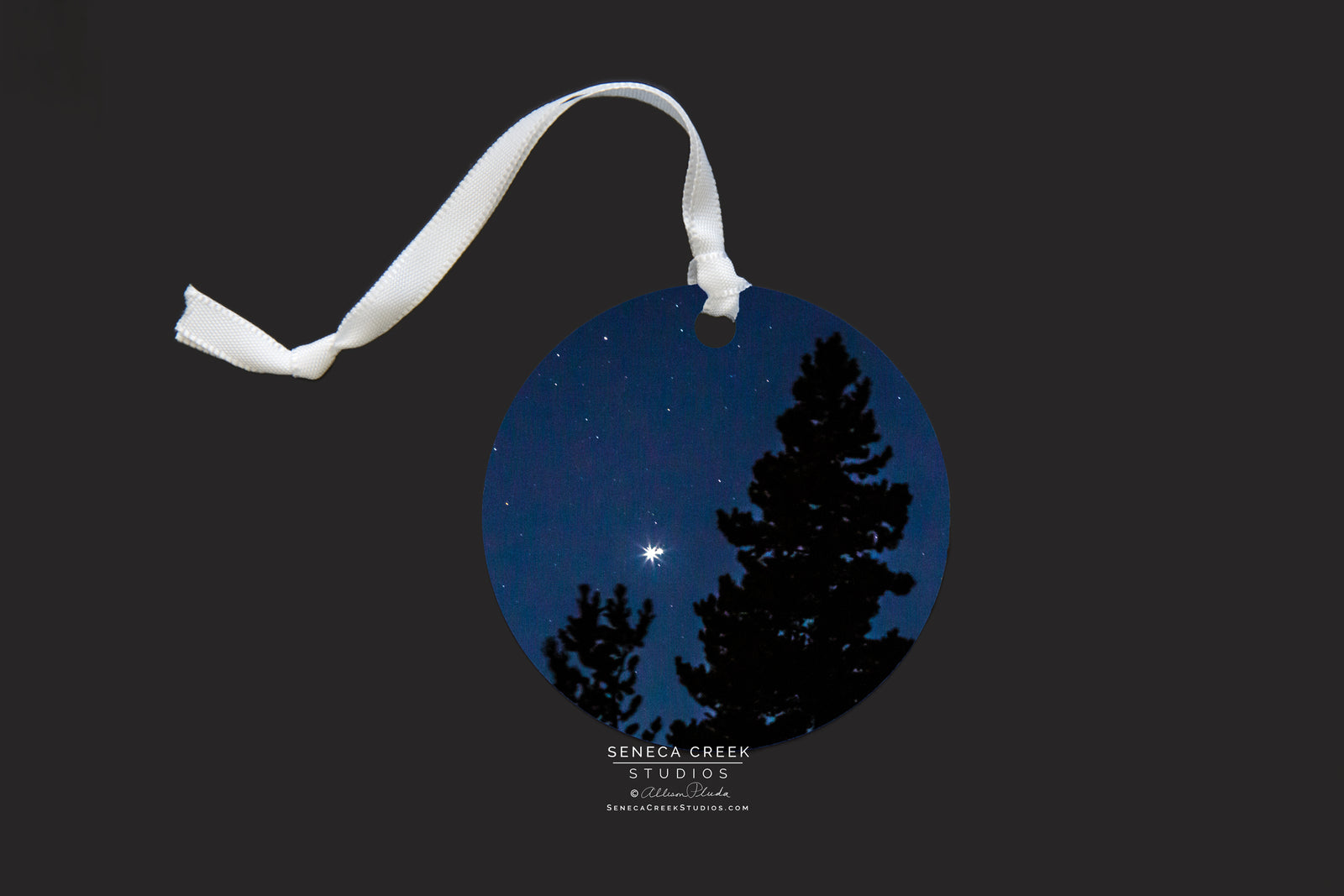 “Christmas Star” Fine Art Metal Print Ornaments