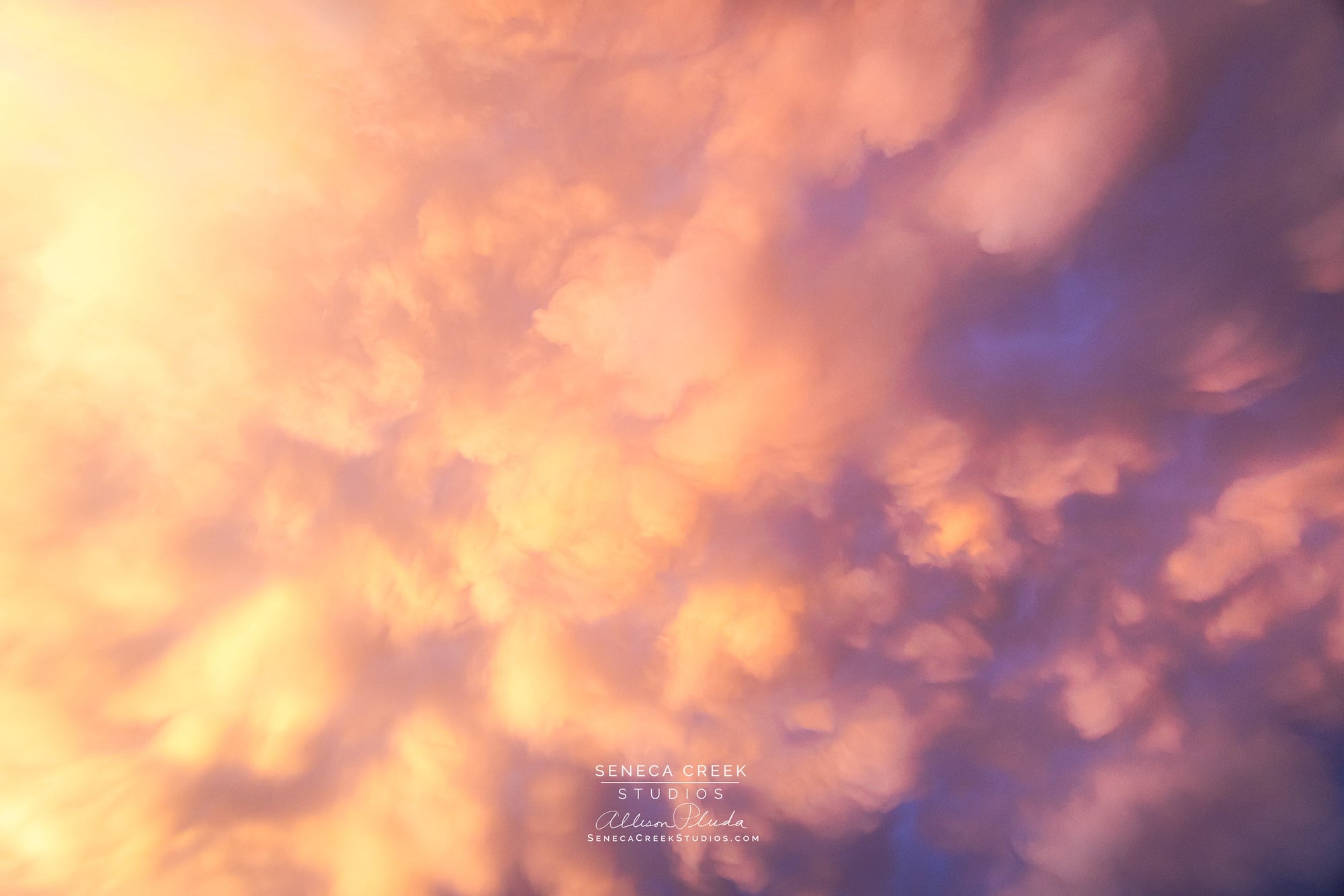 "Passion" Sunset Cloudscape 11x17 Fine Art Metal Print - IN STOCK