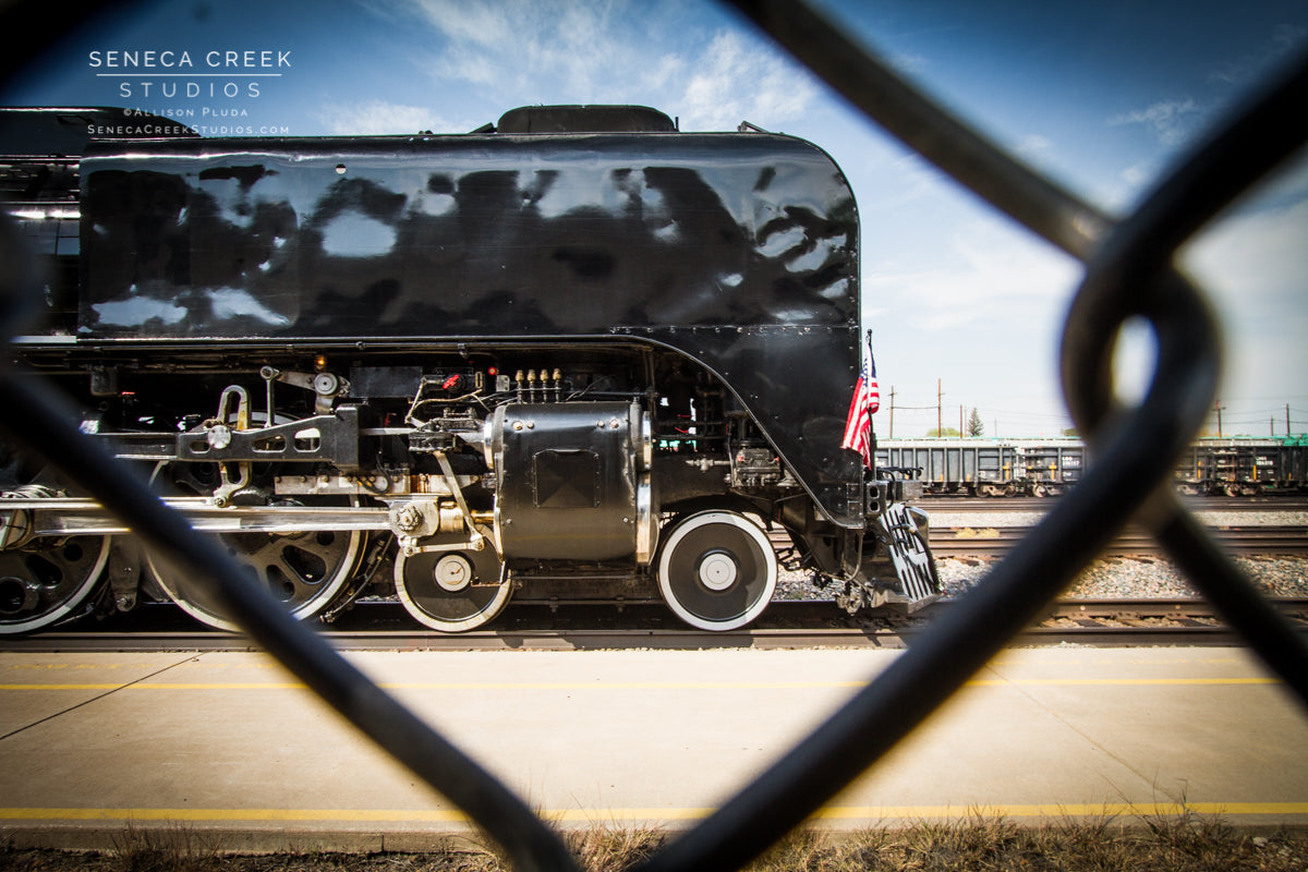 "The Living Legend  No. 844 Steam Train at the Depot in Laramie, Wyoming" Fine Art Photography Print - Seneca Creek Studios