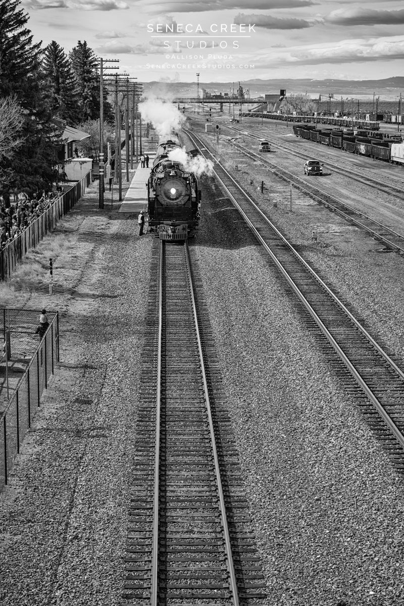 "Steam Engine No 844 The Living Legend, Laramie Train Depot, Wyoming" Fine Art Photography Print - Seneca Creek Studios