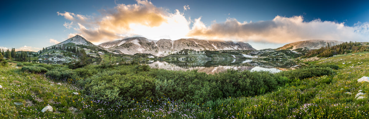 "The Mountains Rejoice" Panoramic Fine Art Photography Print - Seneca Creek Studios