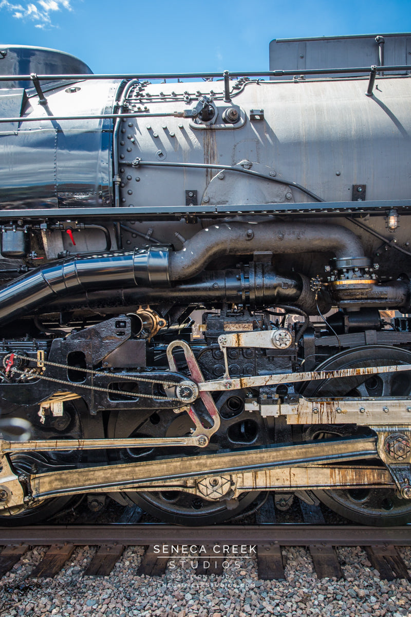 Wheels and Tracks of Union Pacific Big Boy No. 4014 Steam Locomotive Train - Seneca Creek Studios