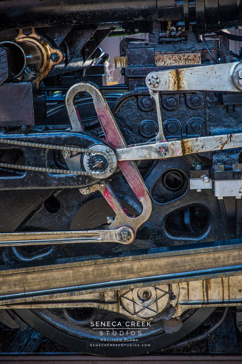 Wheels of The Largest Steam Locomotive Train in the World Union Pacific Big Boy No. 4014 - Seneca Creek Studios