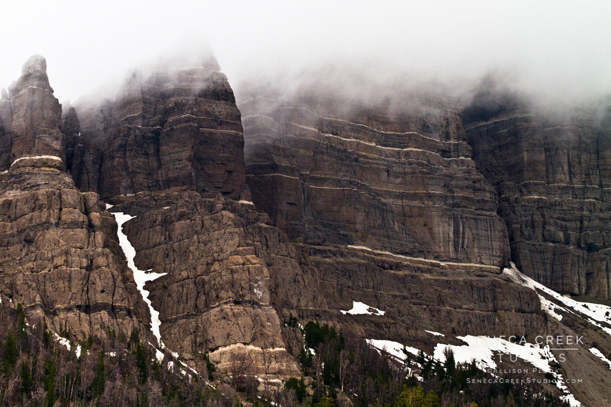 "Afternoon Storm Descending, Absaroka Mountains, Shoshone National Forest, Wyoming" Fine Art Photography Print - Seneca Creek Studios