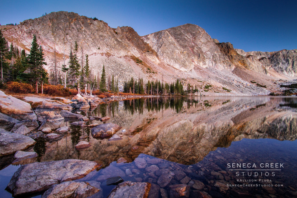 "Pre-Dawn Light on the Wyoming Mountains" Fine Art Photographic Print - Seneca Creek Studios