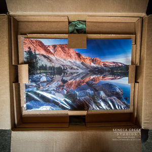 "Rocky Mountain Sunrise on Wyoming Lake" Fine Art Photographic Print - Seneca Creek Studios
